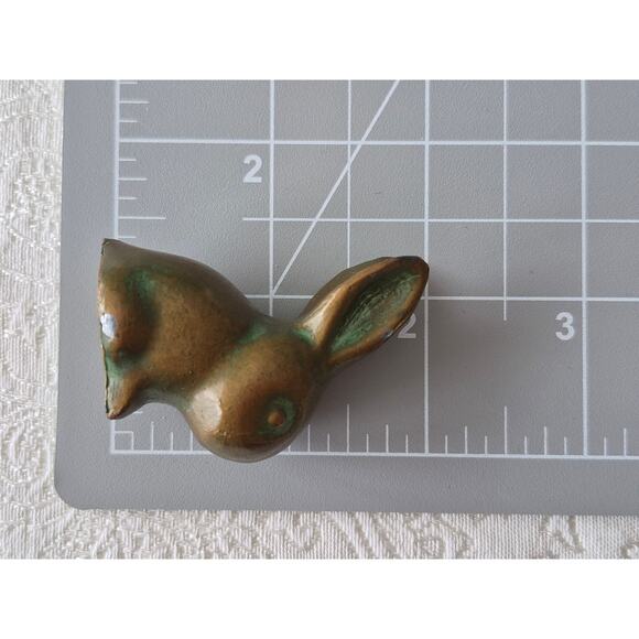Vintage Mini Brass Rabbit Figurine - Picture 5 of 5